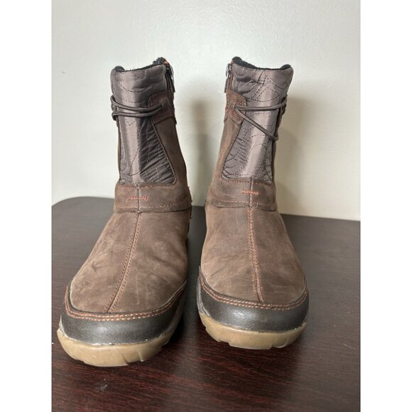 Merrell Dewbrook Brown Waterproof Insulated Boots Women Size 8 Active Heat - Picture 2 of 11